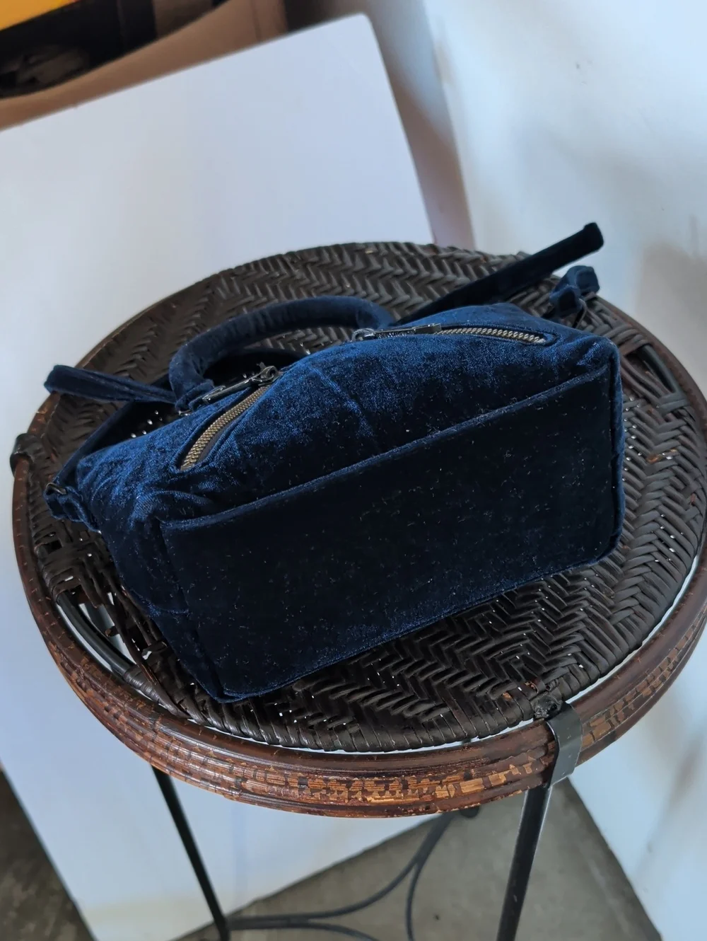 Rebecca Minkoff Velvet Navy Blue Crossbody Bag